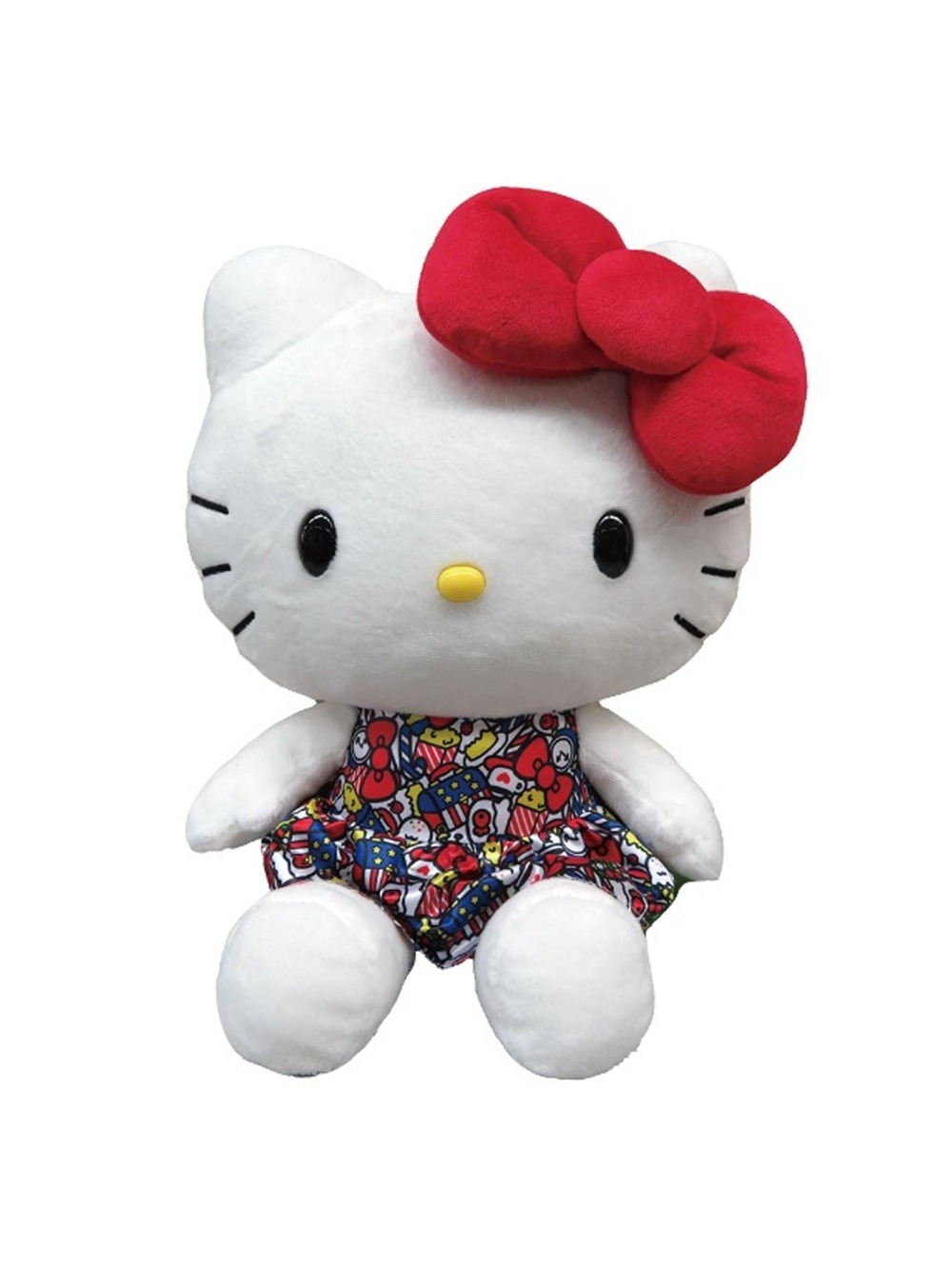 Hello Kitty Pattern Dress Plush - 12"